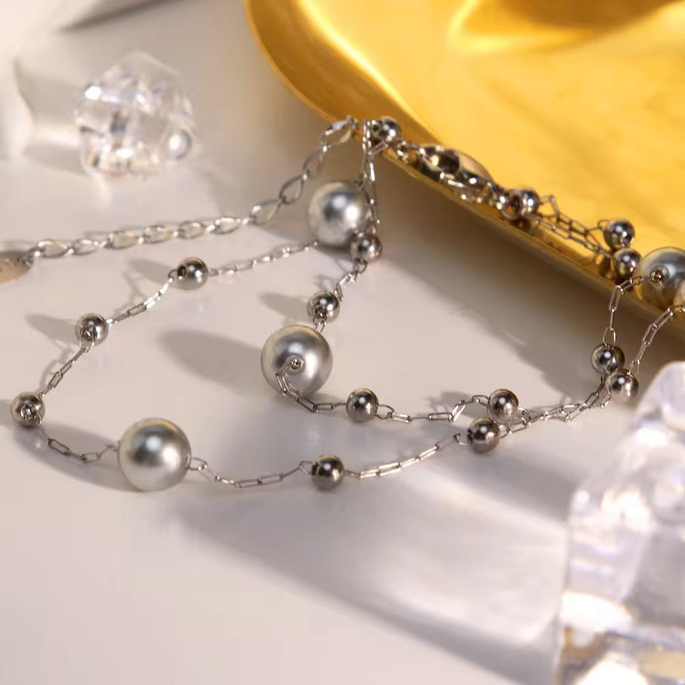 SILVER BEADS PEARL БУГУЙВЧ