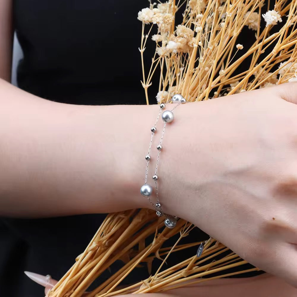 SILVER BEADS PEARL БУГУЙВЧ