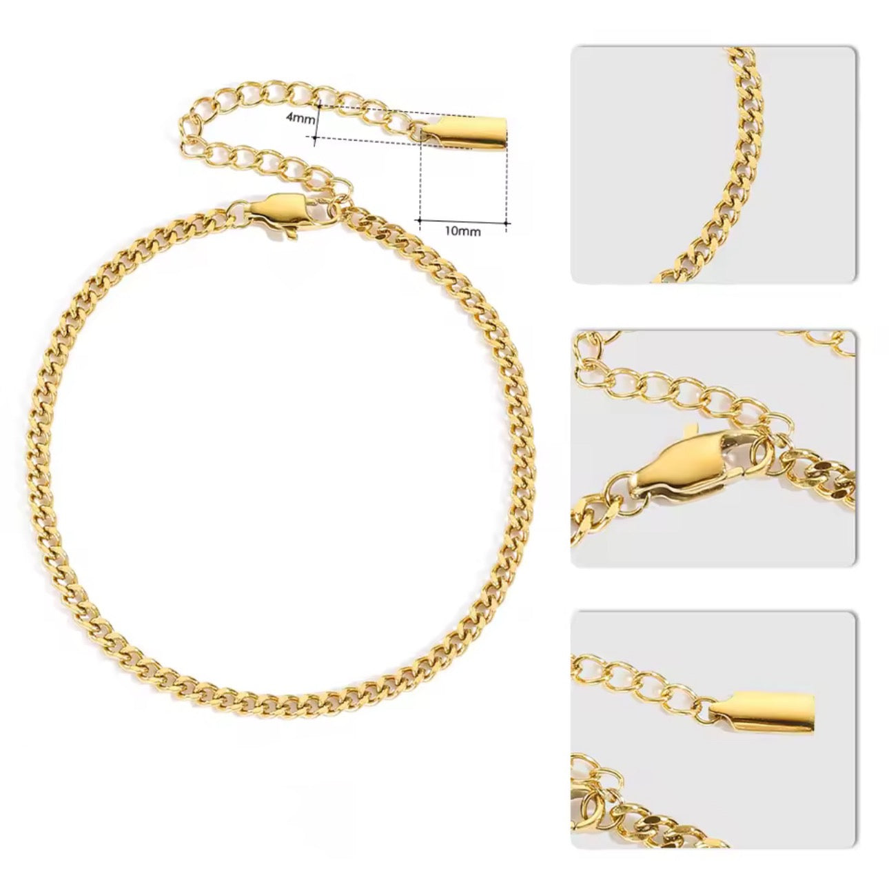 CUBAN CHAIN ANKLET