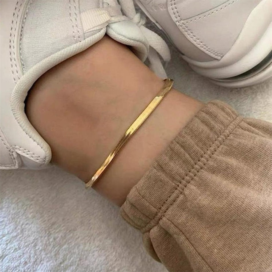 SNAKE CHAIN ANKLET