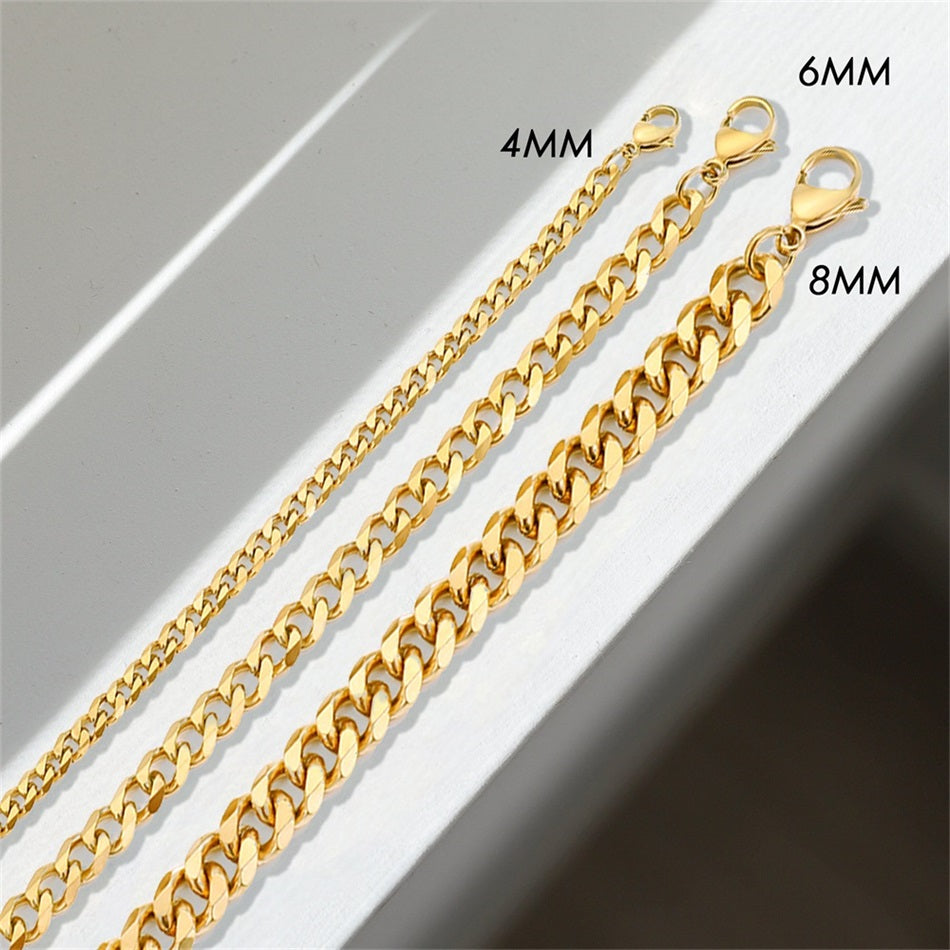 CUBAN UNISEX CHAIN (өргөн-6ММ)